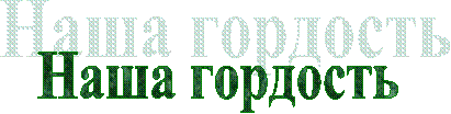 Наша гордость